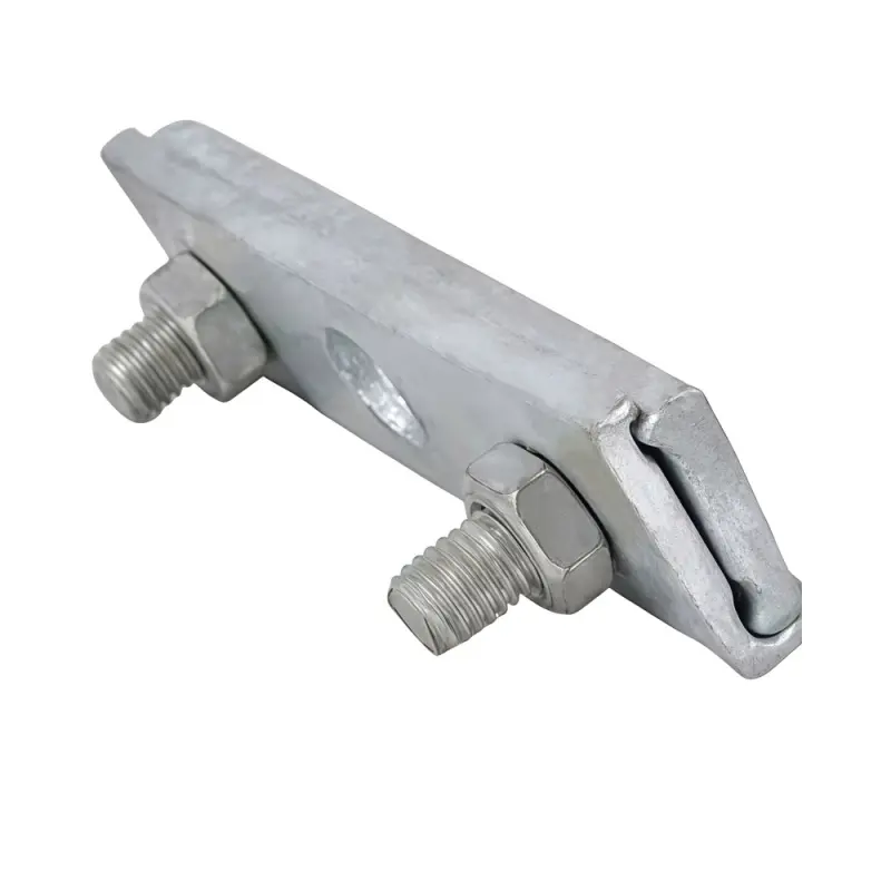 Straight cable suspension clamp
